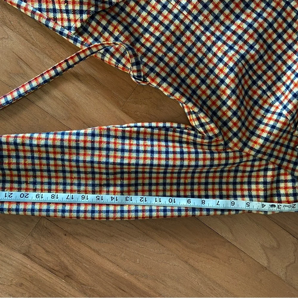 Pendleton Vintage Plaid 100% Wool Button Front Belted 49er Jacket - Picture 5 of 10